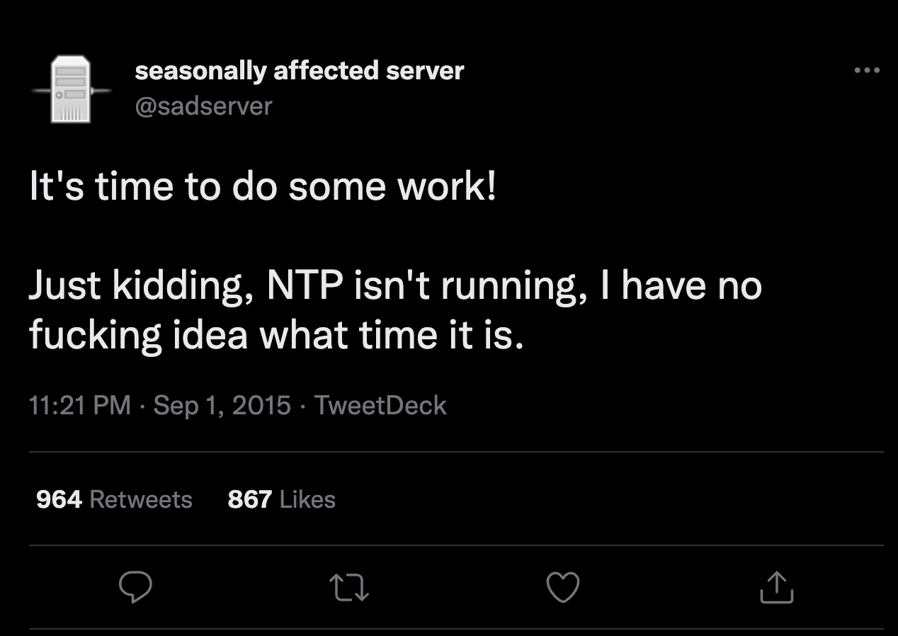 ntp tweet